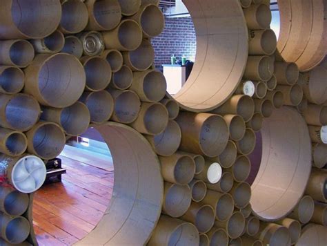 Blog Carboard Tube Wall Elizabeth Eason Architecture