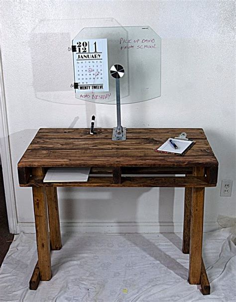 At such economical pricing, kitchen dry erase board suppliers may want to pick these up in bulk for their commercial ventures. Modern Rustic Desk with custom dry erase board by ...