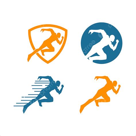 Running Silhouette Png Transparent Running Logo Design Logo Healthy