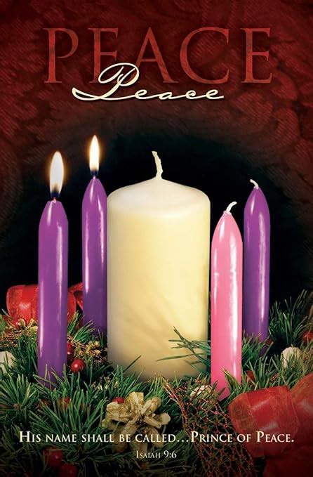 Seasonal Christmas Bulletin Advent Peace Kjv