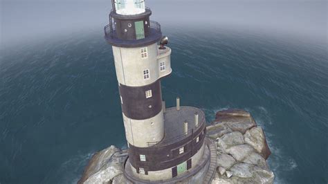3d Model Lighthouse Aniva Withlods Vr Ar Low Poly Cgtrader
