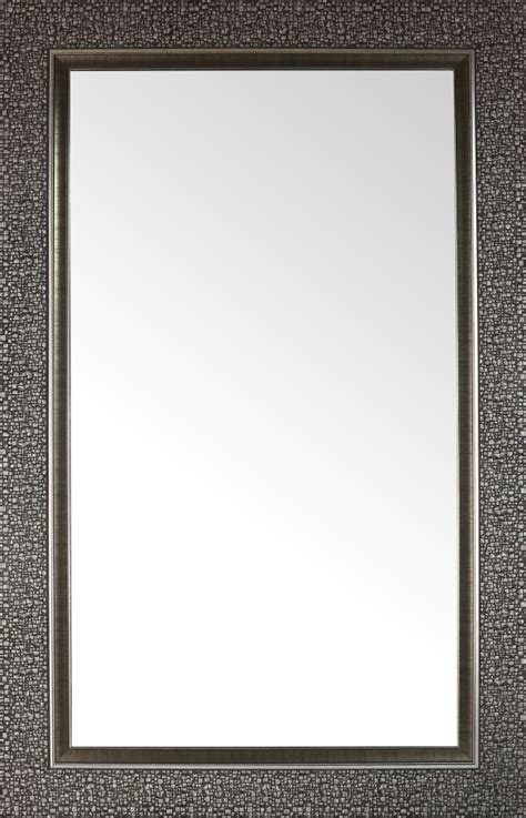 27 X35 Framed Bathroom Vanity Wall Mirror Silver Mosaic Transitional Bathroom Mirrors By