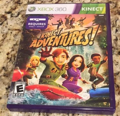 Kinect Adventures Microsoft Xbox 360 Disc Case Insert And Manual