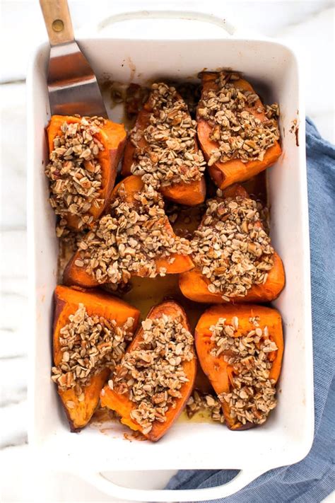 1/2 cup diced green onion. Baked Sweet Potatoes with Sunflower-Pecan Crumble | Vegan ...