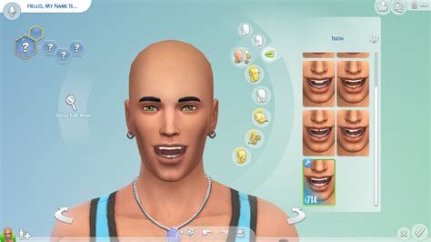 Mod The Sims Silver Teeth