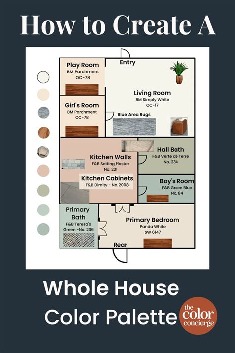How To Create A Whole House Color Palette With Real Life Examples In