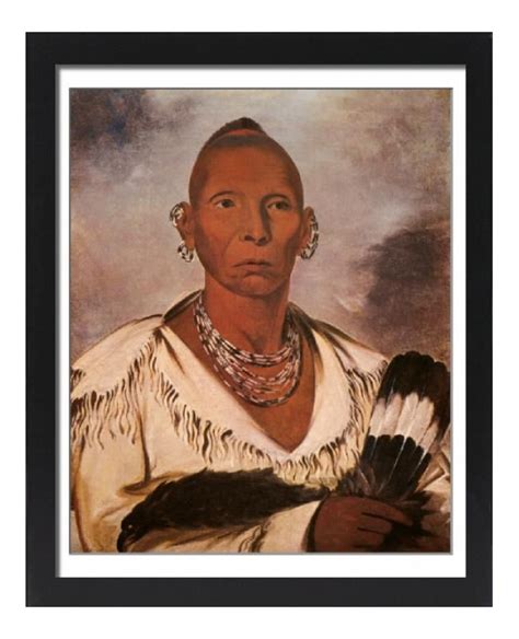 Print Of Black Hawk 1767 1838 Native American Sauk Leader Black