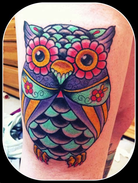sugar skull owlby david williams at tattoo artistry sugar skull tattoos cool arm tattoos