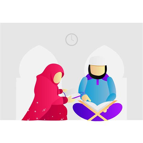 Muslim Couple Reading The Quran At The Mosque 1833916 Download Free