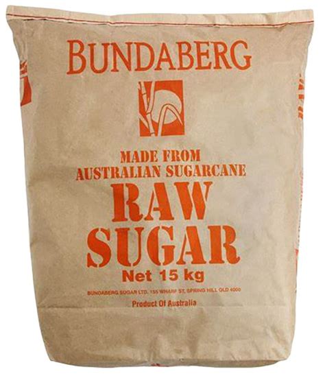 Sugar 15kg Raw 619998 Food Baking Cooking Oil Canned Foods