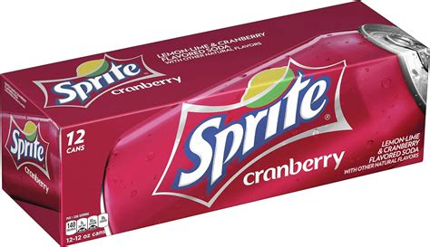 Sprite Cranberry 12 X 355ml Cans Lemon Lime And Cranberry Flavoured Soda Uk Grocery