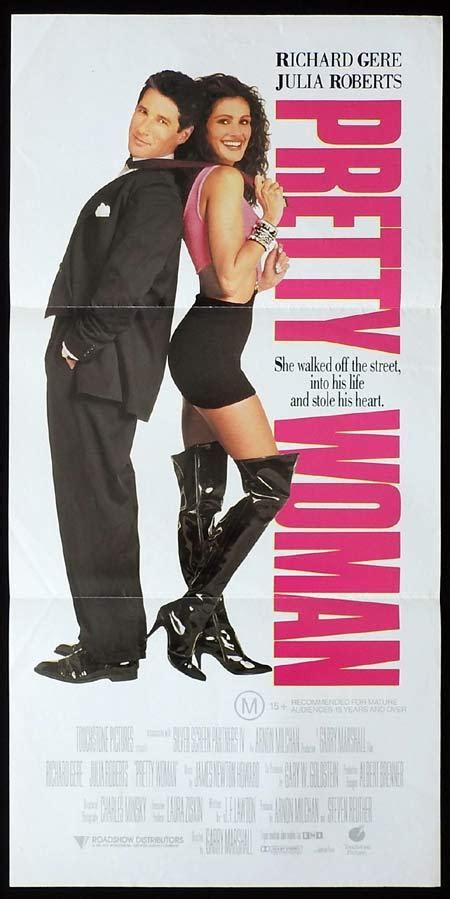 Pretty Woman Original Daybill Movie Poster Julia Roberts Richard Gere
