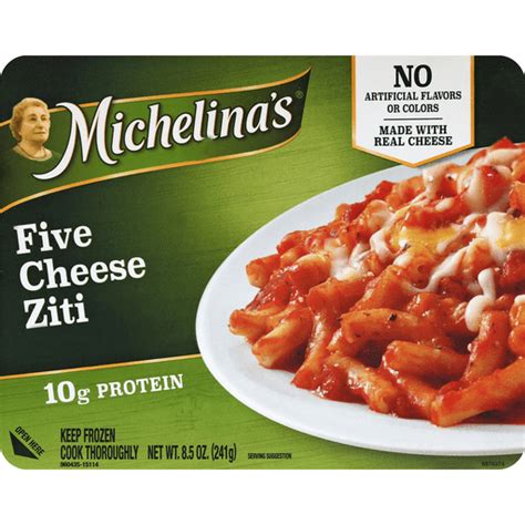 Michelinas Five Cheese Ziti Frozen Foods Dagostino