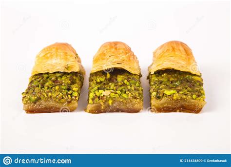 Baklava With Pistachio One Of The Most Beautiful Desserts Of Turkish