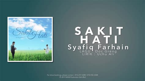 Kamar hati is a popular song by syafiq farhain | create your own tiktok videos with the kamar hati song and explore 7136 videos made by new and popular creators. Syafiq Farhain - Sakit Hati (Official Lyric Video) - YouTube