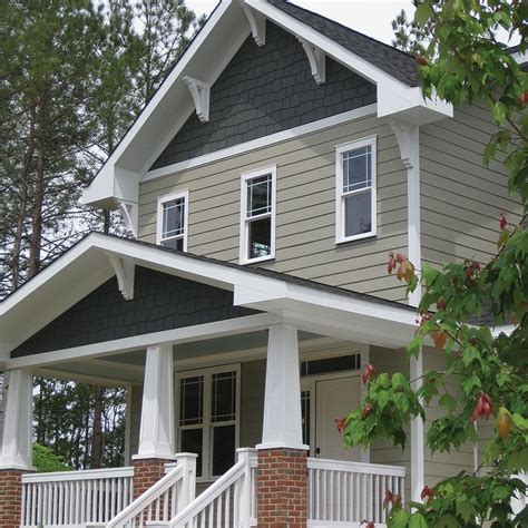 The way that dutch lap siding is cut and formed is unique from the traditional clapboard style. Product Image 3 | Craftsman exterior, House paint exterior ...