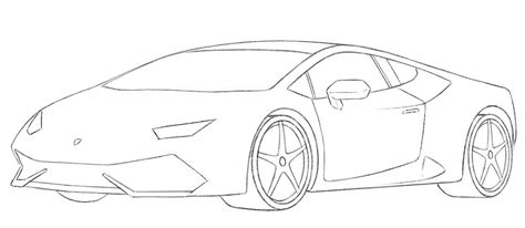 Как нарисовать Lamborghini Easy — Пошаговые уроки рисования