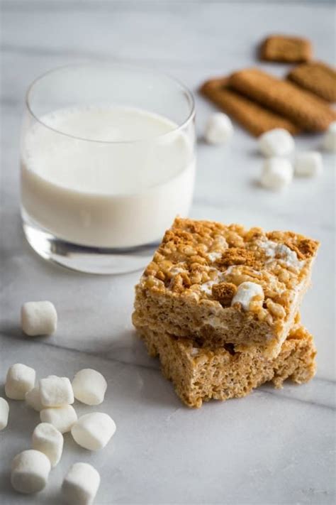 Biscoff Marshmallow Treats With Ooey Gooey Campfire Marshmallows The