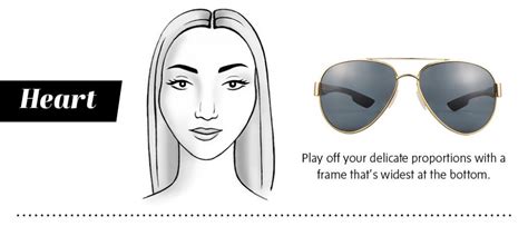 5 types of sunglasses for a heart shaped face stylewile
