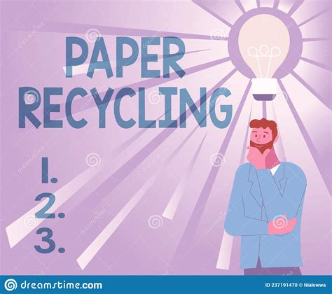 Text Sign Showing Paper Recycling Business Concept Using The Waste