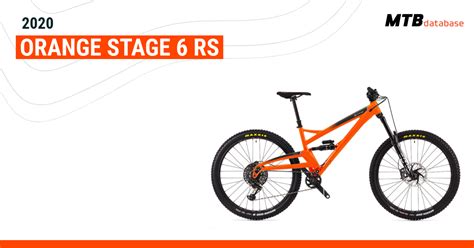 2020 Orange Stage 6 Rs Specs Reviews Images Mountain Bike Database