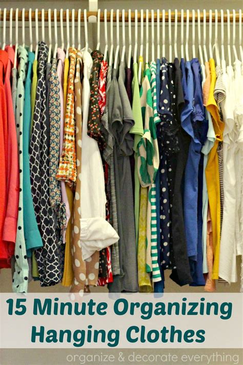 Storing on a closet shelf. 31 Days of 15 Minute Organizing - Day 3: Hanging Clothes ...