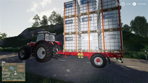 Trailer Autoload Pack With 3 Tiers Of Pallet Loading 1000 Farming