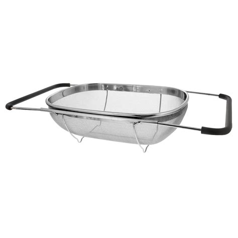 Oval Colander 6 Quart Strainer Basket Premium Quality Over The Sink