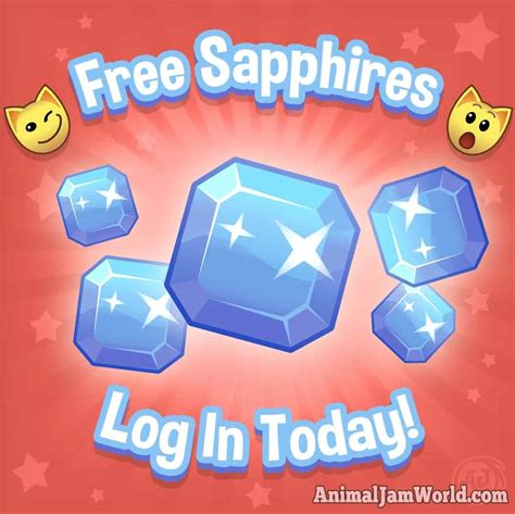 Sapphires later came back in march 2016. How to Get Free Sapphires in Play Wild - Animal Jam World
