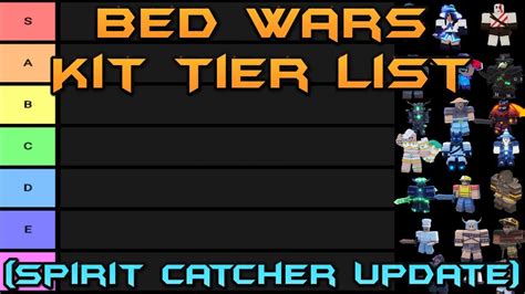 Roblox Bed Wars Kit Tier List Spirit Catcher Update Youtube