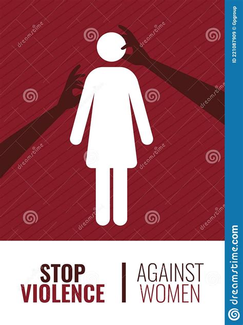 Sexual Aggression Card Stock Vector Illustration Of Unwanted 221087909