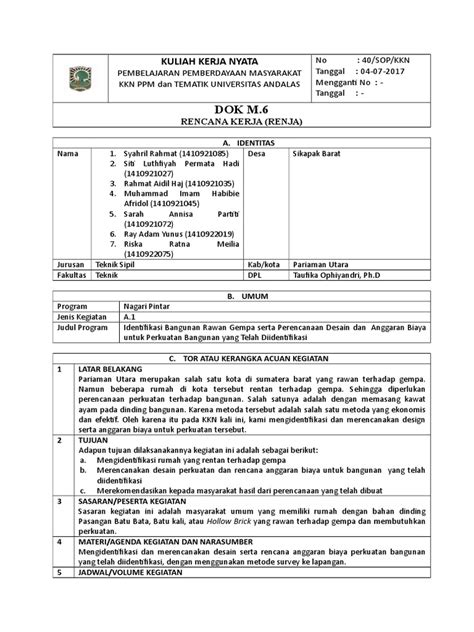 Tekniksipil #aplikasitekniksipil #softwaretekniksipil teknik sipil wajib menguasai 3 software ini aplikasi teknik sipil yang pertama. Contoh Program Kerja Kkn Jurusan Teknik Sipil - Info ...