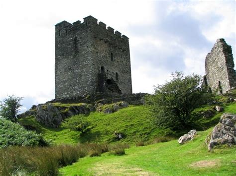 Dolwyddelan Castle Stands On A Rocky Ridge Commanding The Lledr Valley