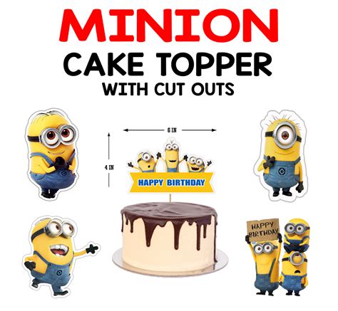 share more than 147 minion cake topper printable super hot in eteachers