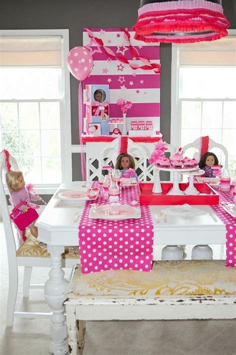 american girl doll birthday party planning ideas supplies idea cake