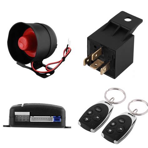 1 Way Car Burglar Alarm Auto Vehicle Protection Alarm System Keyless