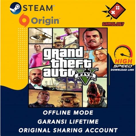 Jual Gta 5 Grand Theft Auto V Full Version Game Pc 100 Original
