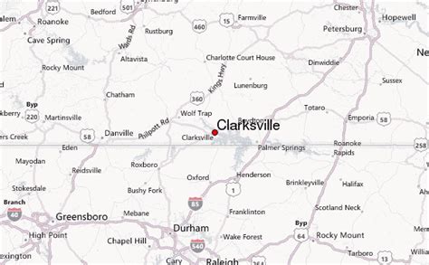 Guía Urbano De Clarksville Virginia