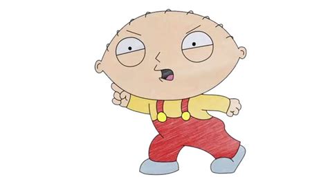 How To Draw Stewie Griffin With A Gun