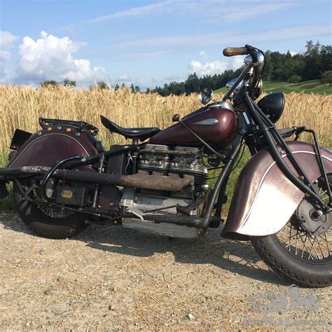 Motorbike Indian 440 Four 1940 For Sale Prewarcar