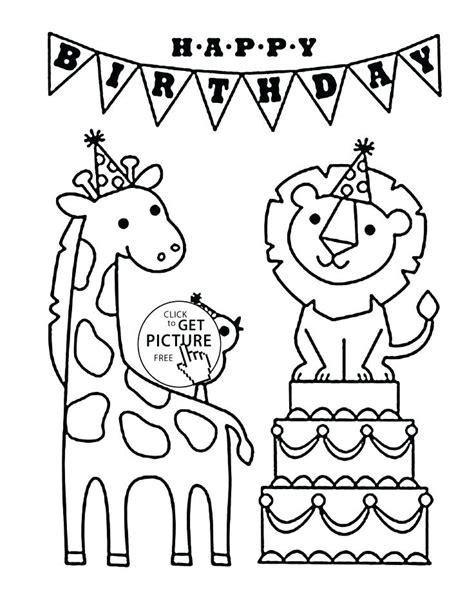 Happy Birthday Dad Printable Coloring Pages At Free