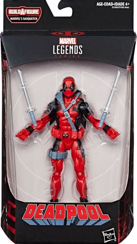 Marvel Legends X Force Series 12 Inch Classic Red Suit Deadpool Figure
