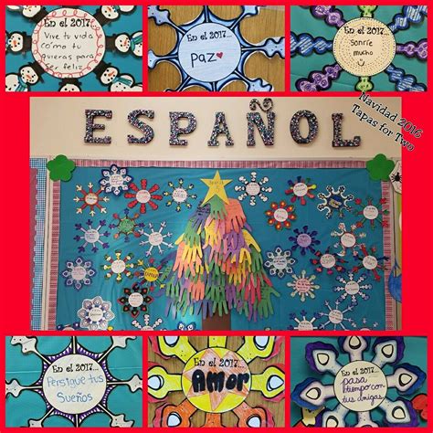 This Is A Collaborative Bulletin Board Where All My Classes All Levels Participated My Spanish
