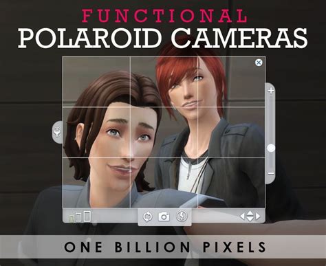Hello Heres My Fully Functional Polaroid Cameras For Your Sims Who