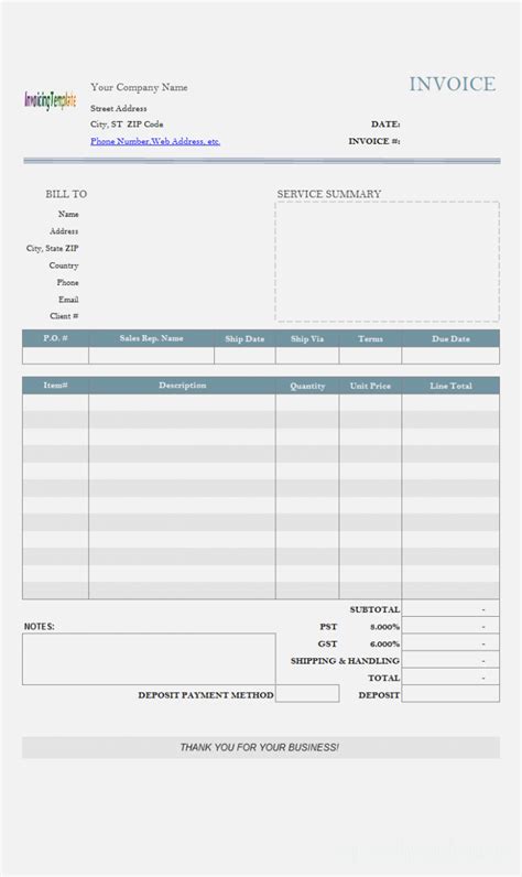 Invoice templates are essential for maintaining consistency and efficiency. Eliminate Your Fears And Doubts About Fill In Invoice ...