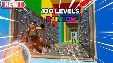 100 Levels Rainbow Deathrun