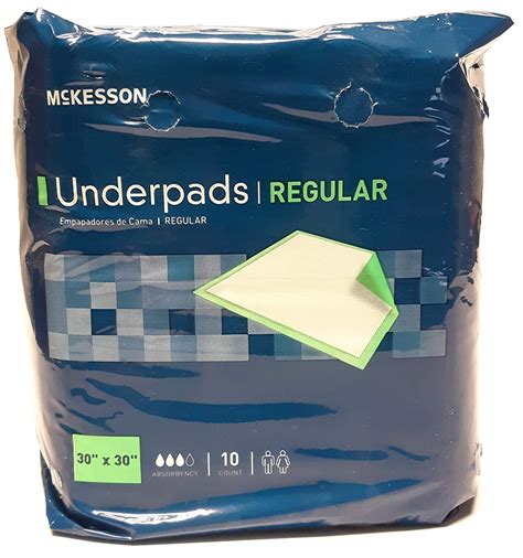 Super Underpads 30 X 30 Inch Moderate Absorbency Pack Of 10