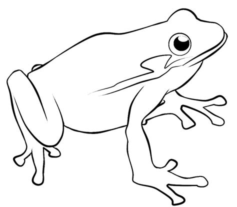 Printable Frog Coloring Pages Coloring Me Clipart Best Clipart Best