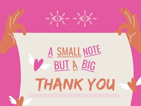 If you are sending out thank you cards in bulk, you might choose the smaller size. Online Big Thank You Card Template | Fotor Design Maker