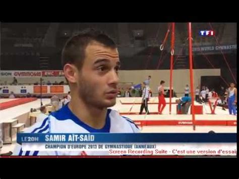Et samir aït saïd, le gymnaste médaillé d. Samir Ait Said et Claire Martin aux Championnats d'Europe ...